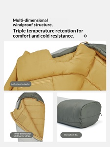 Sac de couchage pour maman, camping en plein air, quatre saisons, universel, épaissi, résistant au froid, rembourré de <span class=keywords><strong>duvet</strong></span> de canard, confortable, portable pour les voyages - Product Image 5