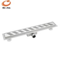 Drain de douche en acier inoxydable personnalisable avec design sans joint, anti-fuite et anti-odeur, grille de drain de douche BJ-LSF-G027