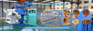 Coconut Shell Line Coconut Shell <b>Splitting</b> <b>Machine</b> Coconut Shred Packaging <b>Machine</b> Coconut Coir Briquetting <b>Machine</b> High Baler - Product Image 6