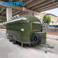 Camion de restauration WEBETTER UL/COC personnalisé pour glaces, café, poulet rôti, pizzas, kebabs, burgers, avec cuisine complète
