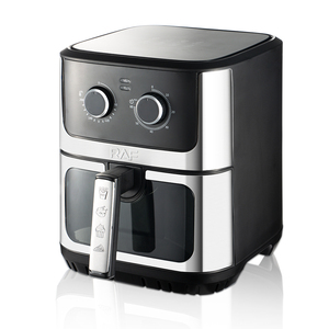 Four à convection multifonctionnel Raf avec panier en verre visible, friteuse à air chaud 6,5 L pour la maison - Product Image 2