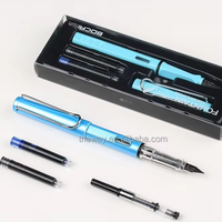 Set Pulpen Fountain Dengan 2 Kantong Tinta Perlengkapan Kantor Sekolah Grosir