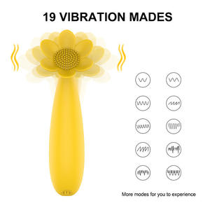 Vibrador <span class=keywords><strong>Love</strong></span> Flower para Estimulación de Senos y Clítoris, Masajeador, Varita AV, Masturbador, Juguetes Sexuales para Mujeres - Product Image 4