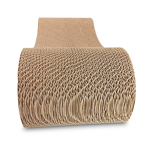 Vendite calde Custom 8-Shaped durevole letto ondulato del gatto divano sostenibile graffio di carta giocattolo per gatti - Product Image 4