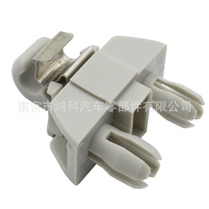 Gancho para Visera Solar 4F0857561 para Volkswagen Passat B7, Skoda, Audi, Gris, Material PP, Instalación en el Techo - Product Image 3