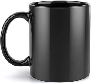 Vente en gros de tasses en céramique blanches personnalisées avec logo imprimé, 11 oz, pour la sublimation, adaptées au micro-ondes et au lave-vaisselle, pour les entreprises - Product Image 1