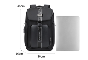 Cao cấp Unisex đa chức năng không thấm nước dây kéo 36-55l du lịch Ba lô Xe đẩy USB thời trang Oxford kinh doanh máy tính - Product Image 6
