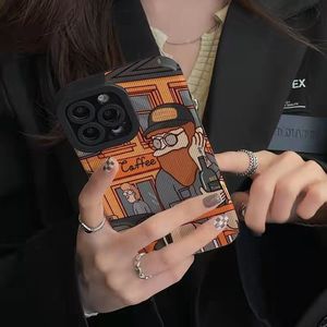 Phim Hoạt Hình Phổ Biến Cà Phê Người Đàn Ông In Ấn Mềm TPU Da Điện Thoại Di Động Bìa Trường Hợp Đối Với <span class=keywords><strong>iPhone</strong></span> 8 X XR XS 11 12 13 14 15 16 17 Pro Max - Product Image 6