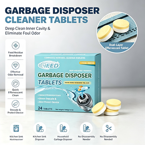 Pastiglie Detergenti Senza Sostanze Chimiche Aggressive per Sbloccare Tubi <span class=keywords><strong>di</strong></span> <span class=keywords><strong>Scarico</strong></span> per Attrezzature Tritarifiuti Domestiche e da Cucina - Product Image 1