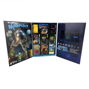 7 Inch Customized Paper Card for Chinese Homemade Video Brochure 7 Inch <strong>Lcd</strong> <strong>Displays</strong> Video Card Invitation - Product Image 4