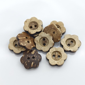 <span class=keywords><strong>Botones</strong></span> de Flor de Cáscara de Coco Natural, 2 Agujeros, Ecológicos, Lavables, <span class=keywords><strong>para</strong></span> Prendas, <span class=keywords><strong>Ropa</strong></span> de Niños, Costura, Manualidades - Product Image 4