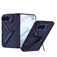 Étui pliable pour iPhone, protection intégrale de la charnière, support 3D tendance, coque arrière de luxe légère pour hommes et femmes