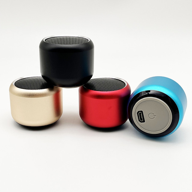 Customized Mini Speaker Portable Wireless Sound Box With Subwoofer Aluminum Alloy Housing Customizable Options Speaker