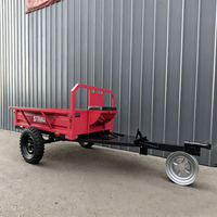 Fournisseur d'usine, remorque pour motoculteur de 0,5 tonne, mini remorque pour motoculteur, remorque agricole de qualité supérieure