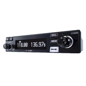 Bảng điều khiển IC-A220 gắn VHF băng tần không khí 8.33kHz thu phát đài phát thanh hàng không cho máy bay thử nghiệm - Product Image 2