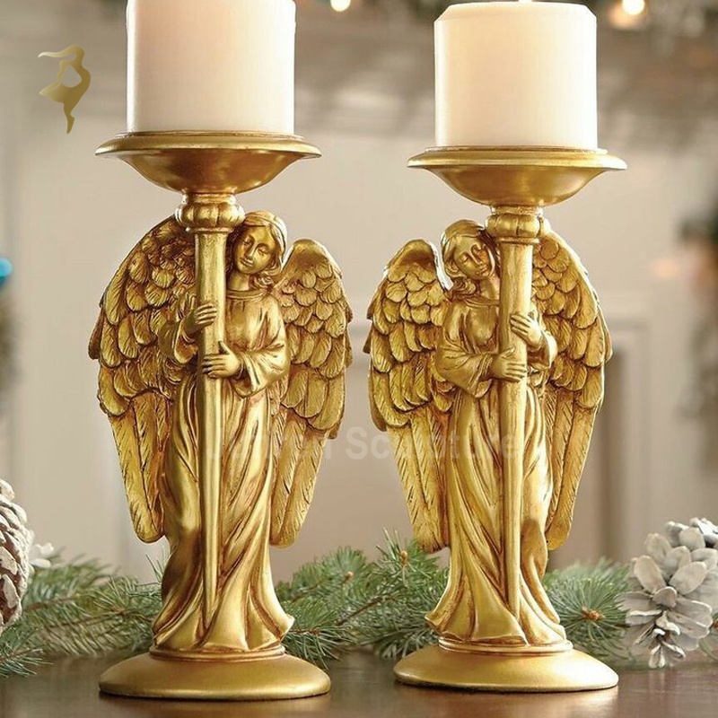 Lampe Décorative Ange 3D - Set 3en1 | Figurine Lumineuse Blanche 20x25 Cm