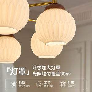 American Retro Style Living Room Chandelier Gold Multi Head Led <b>Light</b> Round Design Vintage Artistic Ceiling Lamp - Product Image 4