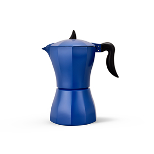 Personalizado Pezzetti Ital <span class=keywords><strong>Express</strong></span> aluminio <span class=keywords><strong>Moka</strong></span> Pot estufa superior azul <span class=keywords><strong>cafetera</strong></span> para Espresso italiano para cocina de Gas herramientas - Product Image 2