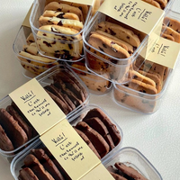 Boîte à bento en papier personnalisée pour gâteaux, pâtisseries, desserts, en-cas de boulangerie, repas prêts à manger et emballages alimentaires à emporter