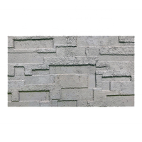 Panneau en pierre artificielle PU, dalle moderne de grande taille, léger, imperméable, revêtement 3D pour mur extérieur d'hôtel, marque NEU
