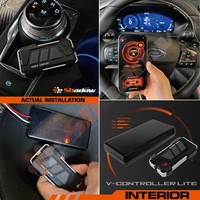 Kit de commande électronique de soupape d'échappement Shadow Aftermarket LITE, garantie 1 an, 12V, noir Cyberpunk pour Porsche PANAMERA (971)