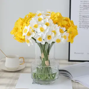 Artificial Daffodil Bouquet Silk Flower Table Decoration Home Decor Other Flower Plants Decoration