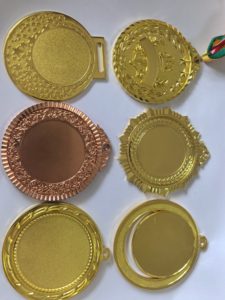 Medallas <span class=keywords><strong>de</strong></span> Metal Personalizadas para <span class=keywords><strong>Premios</strong></span> <span class=keywords><strong>de</strong></span> Competición Deportiva <span class=keywords><strong>de</strong></span> Tenis <span class=keywords><strong>de</strong></span> Mesa y Natación, Medallones <span class=keywords><strong>de</strong></span> Aleación <span class=keywords><strong>de</strong></span> Zinc en Blanco con Cintas - Product Image 5
