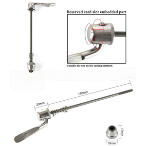Plateforme d'entraînement en salle pour VTT, stabilisateur de cadre fixe pour roue <span class=keywords><strong>avant</strong></span>, accessoires d'exercice pour le vélo - Product Image 4