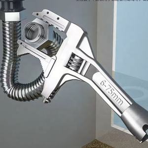 Clé <span class=keywords><strong>à</strong></span> évier multifonctionnelle bon marché en gros, outils de plomberie réglables pour les réparations de tuyaux de salle de bain - Product Image 2