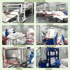 Super Sack Cleanroom U Panel 4Loop in Loop avec doublure, bec supérieur, décharge inférieure, étanche à l'humidité pour le transport de céréales et de grains par voie maritime - Product Image 4