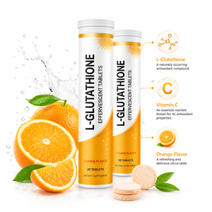 Comprimés effervescents de L-glutathion réduit, supplément de vitamine C, antioxydant, éclaircissant, beauté, soutien immunitaire pour adultes, halal - Product Image 4