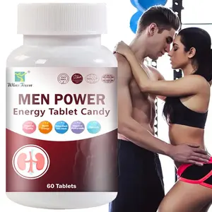 Mannen Energie Tabletten Oem Natuurlijke Booster Power Tablet Energieverhogende Kruidenpil Voedingssupplement Maca Capsules