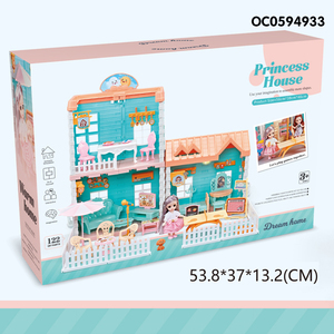 <span class=keywords><strong>Casa</strong></span> de muñecas en miniatura, muebles my lovely, villa de lujo, juguete para niñas - Product Image 6