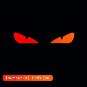 Autocollant de feu arrière de frein de voiture personnalisable personnalité yeux de démon pour Changan lumin autocollant de voyant d'avertissement automatique - Product Image 2