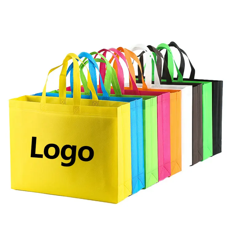 Custom Personalizada Non Woven Ecobag Shopper Tnt Tas Groothandel Kruidenier Herbruikbare Boodschappentas Met Logo