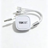 Kabel Pengisi Daya Tipe C Lipat Portabel 2026, Kabel Data USB C Super Cepat untuk Perjalanan, Dapat Disesuaikan