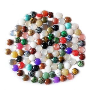 Pietre preziose 4 millimetri rotonda cabochons agata occhio di tigre quarzo jasper <span class=keywords><strong>pietra</strong></span> rotonda 4 millimetri cabochon per monili che fanno - Product Image 6