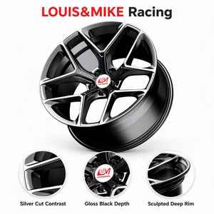 ล้ออัลลอยด์อะลูมิเนียมฟอร์จ FK07RL-Sports Style สำหรับตกแต่งรถยนต์ <span class=keywords><strong>Shadow</strong></span> Leopard Nio สำหรับ Xpeng และ Audi - Product Image 1