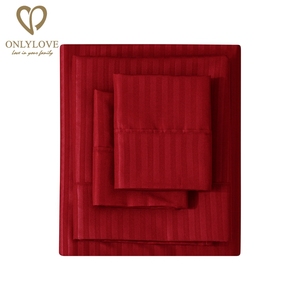 Tùy Chỉnh Không Thấm Nước OEKO-TEX Chứng Nhận Polyester Tấm Đặt Tấm Phẳng Được Trang Bị Tấm 4Pcs Bộ Đồ Giường Đặt Cho Bán - Product Image 6