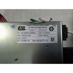 ETEL AccuE1 ชุดจ่ายไฟแบบโมดูลาร์ EA-S0M-300-40/80A-0000-00 300VDC อุปกรณ์อุตสาหกรรม - Product Image 1