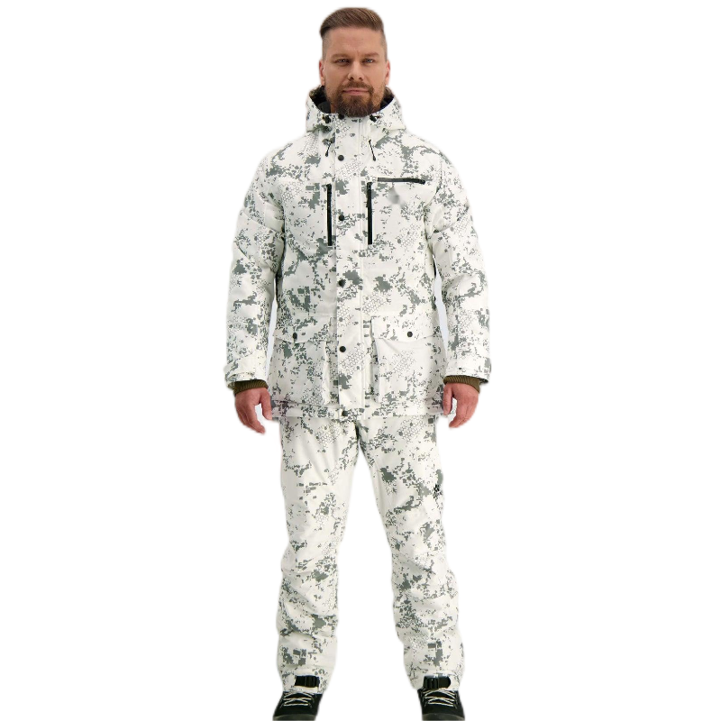 Костюм Камуфляжный для охоты, цифровой пиджак с толстыми штанами, холодная зима