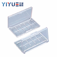 YIYUE Transparent Private Label Contour Case 10 puits En Plastique Vide Maquillage Fard À Paupières Palette Cas