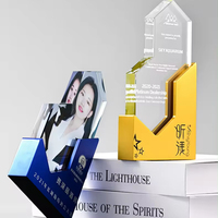 Fabricant de médailles et de plaques de trophées en métal personnalisées Artisanat de récompense avec tasse en verre de cristal et fournitures de boîte-cadeau Souvenirs