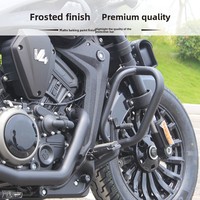 Barre de protection/porte-bagages arrière fixe anti-chute en acier au carbone pour moto Benda Black Flag 500 BD500-2A, fabriqué à Chongqing