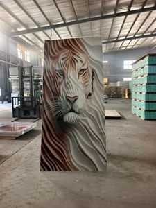 Panel <span class=keywords><strong>de</strong></span> Pared <span class=keywords><strong>de</strong></span> PVC con Recubrimiento UV <span class=keywords><strong>de</strong></span> Alto Brillo, Panel <span class=keywords><strong>de</strong></span> Mármol, Laminado con Textura <span class=keywords><strong>de</strong></span> Madera para Fondo <span class=keywords><strong>de</strong></span> TV - Product Image 6