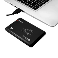 Lector de Tarjetas RFID USB Plug & Play de 125Khz al por Mayor, Lector de Proximidad para Llaves TK4100 T5577 EM4305 sin Controlador para Tarjetas de Acceso