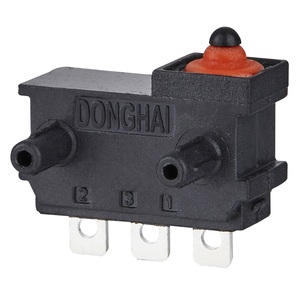 Chống bụi IP67 không thấm nước 1000PCS moq MT6 spdt nhựa subminiature <span class=keywords><strong>Micro</strong></span> chuyển đổi 250V 3A -40 ~ 85 cho khóa cửa Shifter - Product Image 2