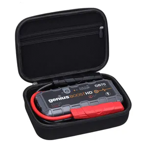 Casing Penyimpanan Tahan Guncangan dan Tahan Air, Casing Ponsel Pelindung Lithium Lompatan Keras EVA Keras untuk Jenius Boost HD GB70 2000 Amp 12V