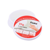 Foska inodore antidérapant comptage papier d'argent sans acide 20 g humidificateur du bout des doigts pour les caissiers de banque posteurs