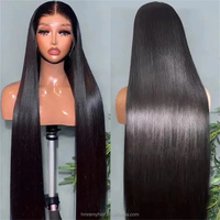 Vente en gros Perruques vietnamiennes droites avec lacet frontal en cheveux humains 13x4 13x6 HD Perruque vietnamienne cheveux humains lacet frontal